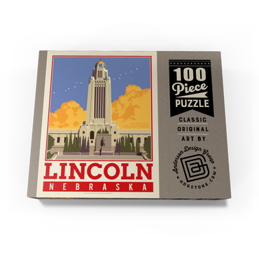 American College Towns: Lincoln, NE 100 Jigsaw Puzzle box view3