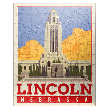 puzzleplate American College Towns: Lincoln, NE 100 Jigsaw Puzzle