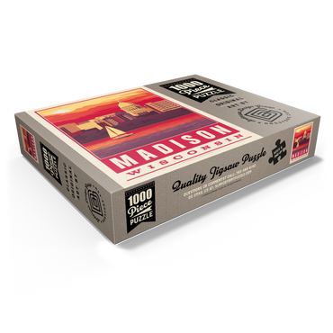 American College Towns: Madison, WI 1000 Jigsaw Puzzle box view1