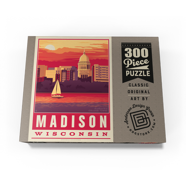 American College Towns: Madison, WI 300 Jigsaw Puzzle box view3