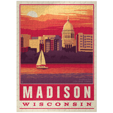 puzzleplate American College Towns: Madison, WI 300 Jigsaw Puzzle