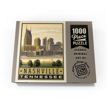 American College Towns: Nashville, TN 1000 Jigsaw Puzzle box view3