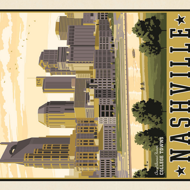 American College Towns: Nashville, TN 500 Jigsaw Puzzle 3D Modell