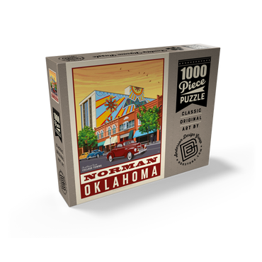 American College Towns: Norman, Oklahoma 1000 Jigsaw Puzzle box view2