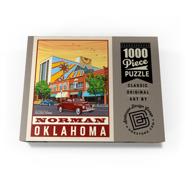 American College Towns: Norman, Oklahoma 1000 Jigsaw Puzzle box view3