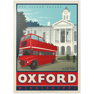 puzzleplate American College Towns: Oxford, Mississippi 1000 Jigsaw Puzzle