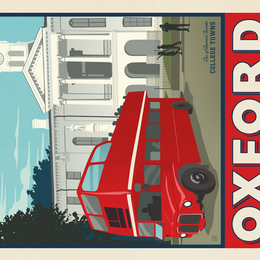 American College Towns: Oxford, Mississippi 500 Jigsaw Puzzle 3D Modell