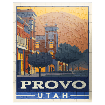 puzzleplate American College Towns: Provo, Utah 100 Jigsaw Puzzle
