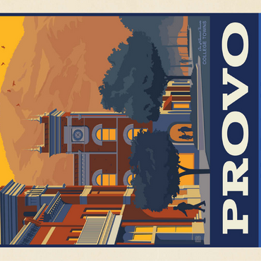American College Towns: Provo, Utah 100 Jigsaw Puzzle 3D Modell