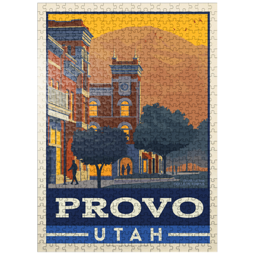 puzzleplate American College Towns: Provo, Utah 500 Jigsaw Puzzle