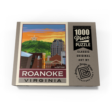 American College Towns: Roanoke, VA 1000 Jigsaw Puzzle box view3
