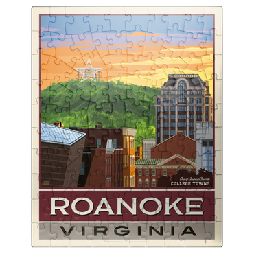 puzzleplate American College Towns: Roanoke, VA 100 Jigsaw Puzzle