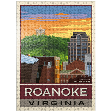 puzzleplate American College Towns: Roanoke, VA 500 Jigsaw Puzzle