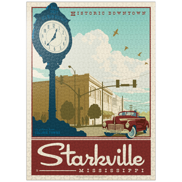 puzzleplate American College Towns: Starkville, MS 1000 Jigsaw Puzzle