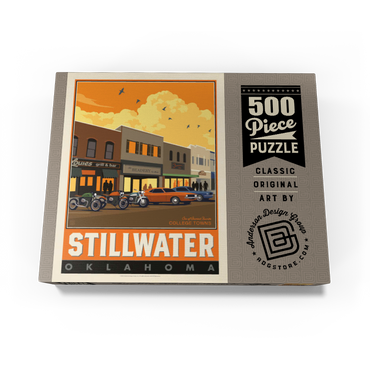 American College Towns: Stillwater, OK 500 Jigsaw Puzzle box view3