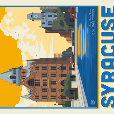 American College Towns: Syracuse, NY 1000 Jigsaw Puzzle 3D Modell