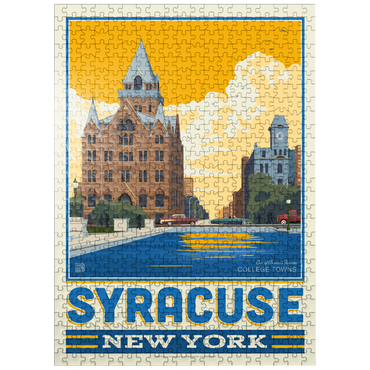 puzzleplate American College Towns: Syracuse, NY 500 Jigsaw Puzzle