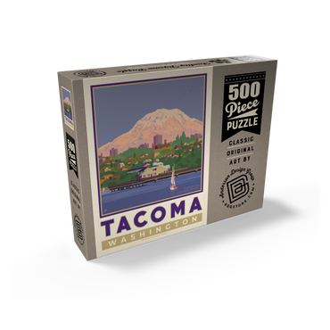 American College Towns: Tacoma, WA 500 Jigsaw Puzzle box view2
