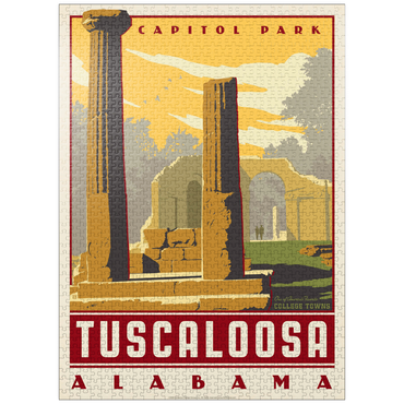 puzzleplate American College Towns: Tuscaloosa, AL 1000 Jigsaw Puzzle