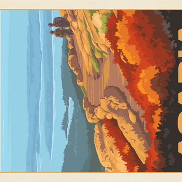 Acadia National Park: Cadillac Mountain 1000 Jigsaw Puzzle 3D Modell