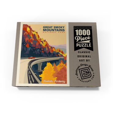 Great Smoky Mountains National Park: Foothills Parkway In The Fall 1000 Jigsaw Puzzle box view3