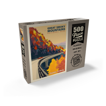 Great Smoky Mountains National Park: Foothills Parkway In The Fall 500 Jigsaw Puzzle box view2