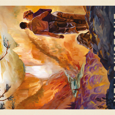 Yellowstone National Park: Yellowstone Falls 1000 Jigsaw Puzzle 3D Modell