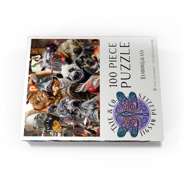 Animal Restaurant, Pet Selfie - Random Galaxy 100 Jigsaw Puzzle box view3