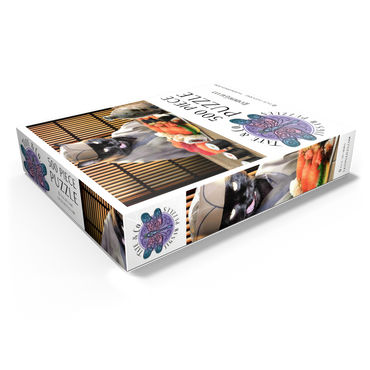 Black Cat Chef, Sushi Ramen - Random Galaxy 500 Jigsaw Puzzle box view1