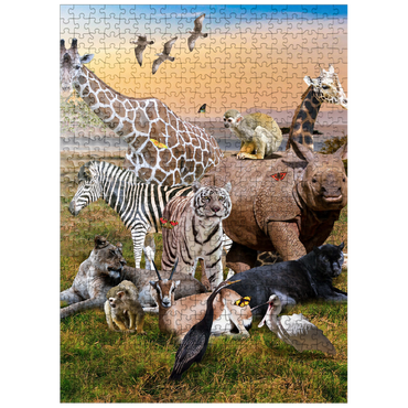 puzzleplate African Animals Safari - Random Galaxy 500 Jigsaw Puzzle