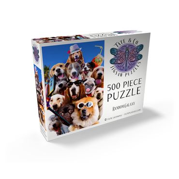 Dog Selfie, Pet Dogs - Random Galaxy 500 Jigsaw Puzzle box view2
