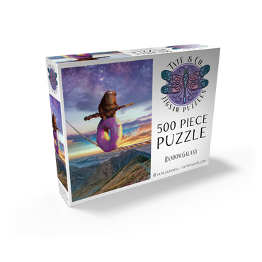 Hamster Donut Balance Beam, Guinea Pig - Random Galaxy 500 Jigsaw Puzzle box view2