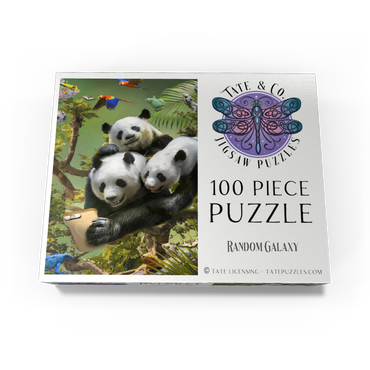 Panda Selfie, Pandas - Random Galaxy 100 Jigsaw Puzzle box view3