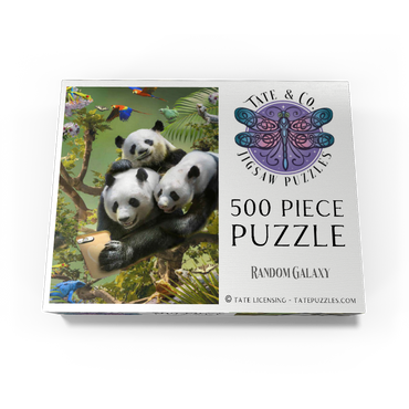 Panda Selfie, Pandas - Random Galaxy 500 Jigsaw Puzzle box view3