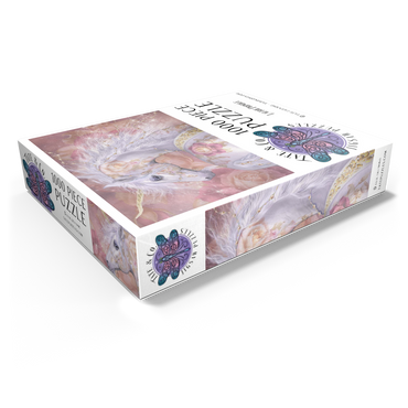 Licorne Florale Fantasy Unicorn - Laurie Prindle 1000 Jigsaw Puzzle box view1