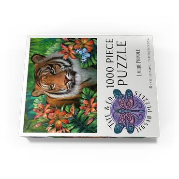 Tiger Lily Animal Wildlife - Laurie Prindle 1000 Jigsaw Puzzle box view3
