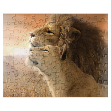 puzzleplate A Tender Moment Wildlife - Laurie Prindle 100 Jigsaw Puzzle