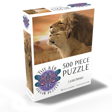 A Tender Moment Wildlife - Laurie Prindle 500 Jigsaw Puzzle box view2