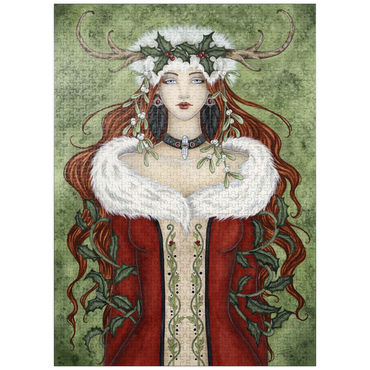 puzzleplate Winter Solstice fairy - Amy Brown 1000 Jigsaw Puzzle