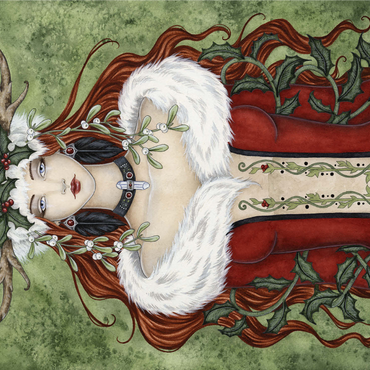 Winter Solstice fairy - Amy Brown 1000 Jigsaw Puzzle 3D Modell