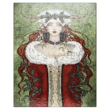 puzzleplate Winter Solstice fairy - Amy Brown 100 Jigsaw Puzzle