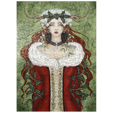 puzzleplate Winter Solstice fairy - Amy Brown 500 Jigsaw Puzzle
