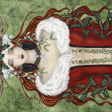 Winter Solstice fairy - Amy Brown 500 Jigsaw Puzzle 3D Modell