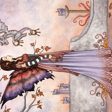 Key Keepers fairy - Amy Brown 1000 Jigsaw Puzzle 3D Modell