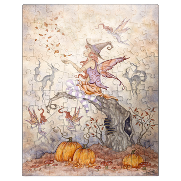 puzzleplate Autumn Spell fairy - Amy Brown 100 Jigsaw Puzzle