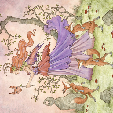 Fox Dance fairy - Amy Brown 500 Jigsaw Puzzle 3D Modell