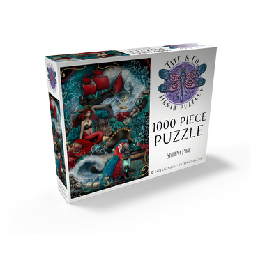 Pirate Cove Parrot and Mermaid - Sheena Pike 1000 Jigsaw Puzzle box view2