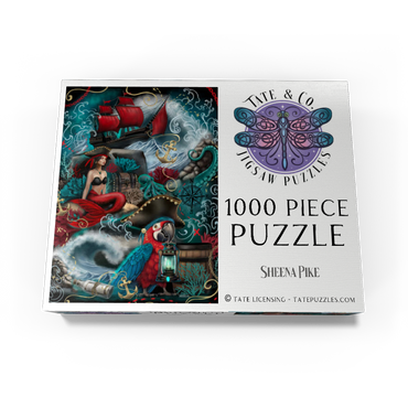Pirate Cove Parrot and Mermaid - Sheena Pike 1000 Jigsaw Puzzle box view3