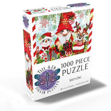 Christmas Gnome and Friends - Sheena Pike 1000 Jigsaw Puzzle box view2