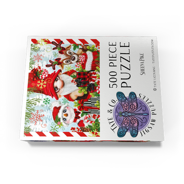 Christmas Gnome and Friends - Sheena Pike 500 Jigsaw Puzzle box view3
